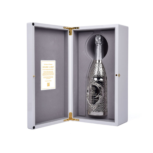 صندوق خشبي للنبيذ بمفصلات عالية المستوى