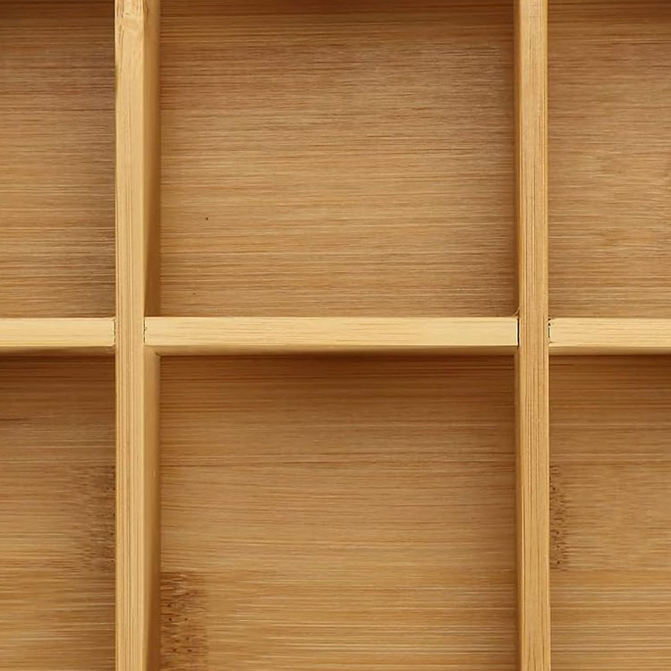 Bamboo Tea Bag Bag Organizer Wood Hot Tea Bag Bag Drawer Ruder Organizer مع 6 مقصورات شاي صندوق شاي لمحطة القهوة