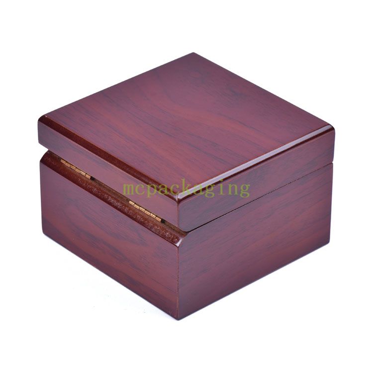 مصنع صندوق خشبي مخصص شعار مخصص فاخر شخصية صندوق تعبئة الساعات الخشبية Woodbox
