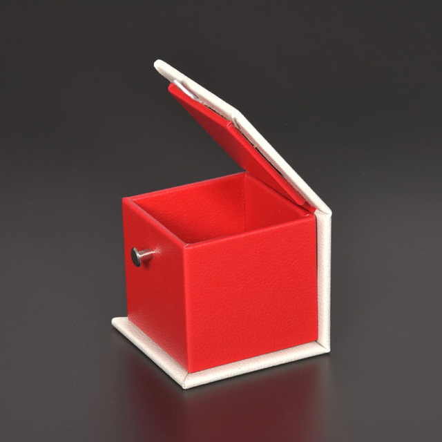 بيع علبة المباراة الافتتاحية الكهربائية المحمولة مجلد مفتاح Attar Genuine Leather Sounder Book Book Pu Packaging