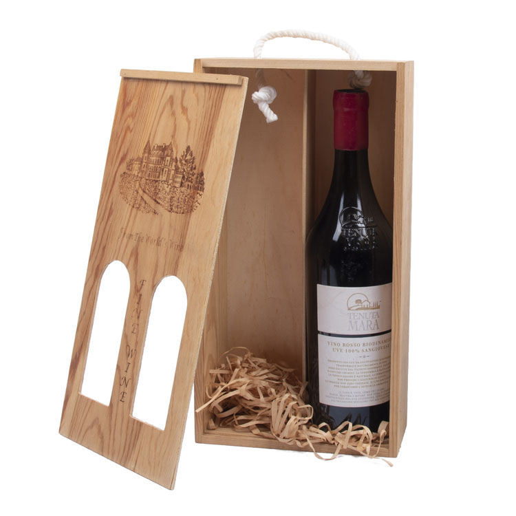 GIF Polystyrene Plug Lucary Packaging Gift Eva Protector Bib Pulp Franzia Liquid Wooden Wine Box