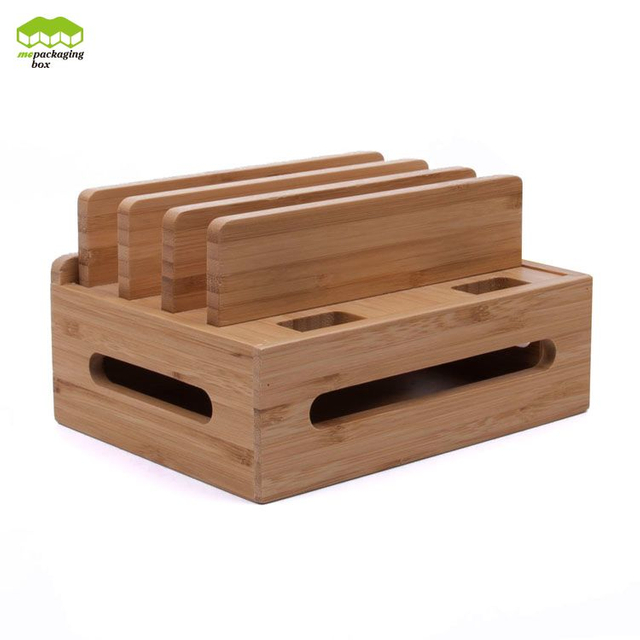 شاحن باور بانك صديق للبيئة صندوق من الخيزران الإبداعي