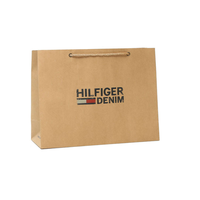 شريط المطبوع مخصص مقبض كرتون التعبئة والتغليف أكياس Bolsas أسود غير لامع البيع بالتجزئة الفاخرة ورقة التسوق ورقة التسوق مع الشعارات