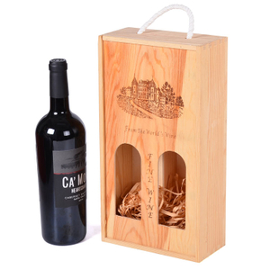 GIF Polystyrene Plug Lucary Packaging Gift Eva Protector Bib Pulp Franzia Liquid Wooden Wine Box