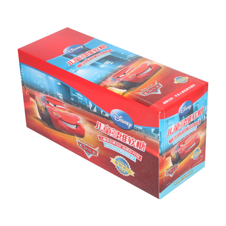 شعار مخصص لعلامة العلامة التجارية من الورق المقوى PDQ Contertop Display Paper Acted Displated Display Display Box لشوكولاتة مستحضرات التجميل