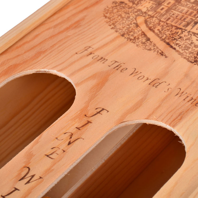 GIF Polystyrene Plug Lucary Packaging Gift Eva Protector Bib Pulp Franzia Liquid Wooden Wine Box