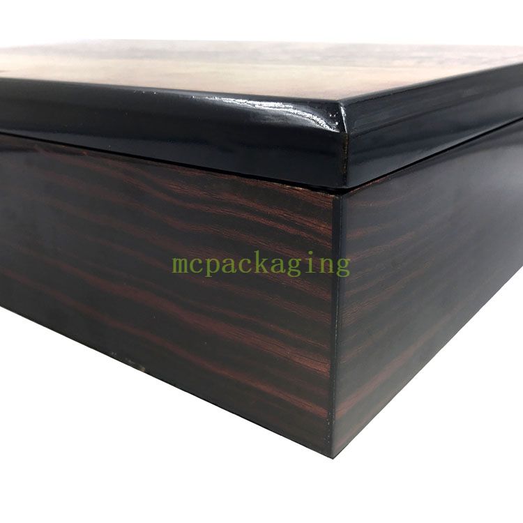 KSA Jeddah Season Wooden Box Factory مخصص السعودي العربي العالي اللامع مربع تاريخ الحلو للهدية