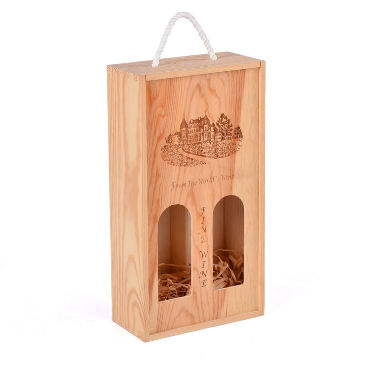 GIF Polystyrene Plug Lucary Packaging Gift Eva Protector Bib Pulp Franzia Liquid Wooden Wine Box