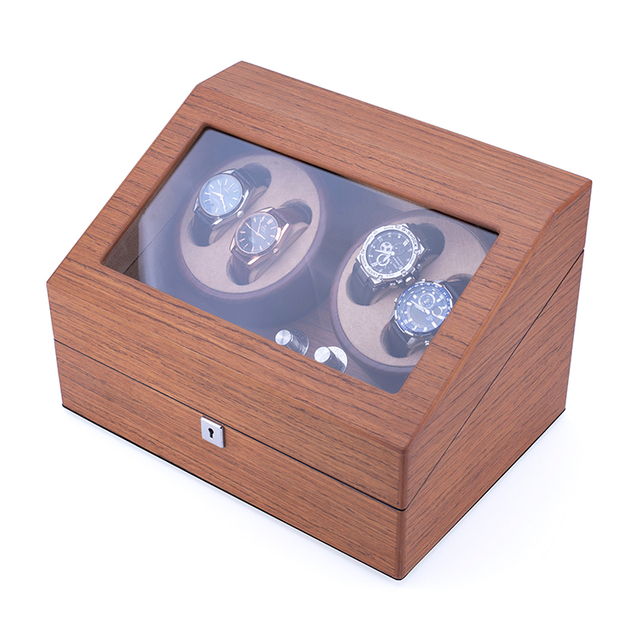 الساعات الآمنة الأوتوماتيكية الفاخرة تقوم بتدوير صناديق اللفاف للعرض