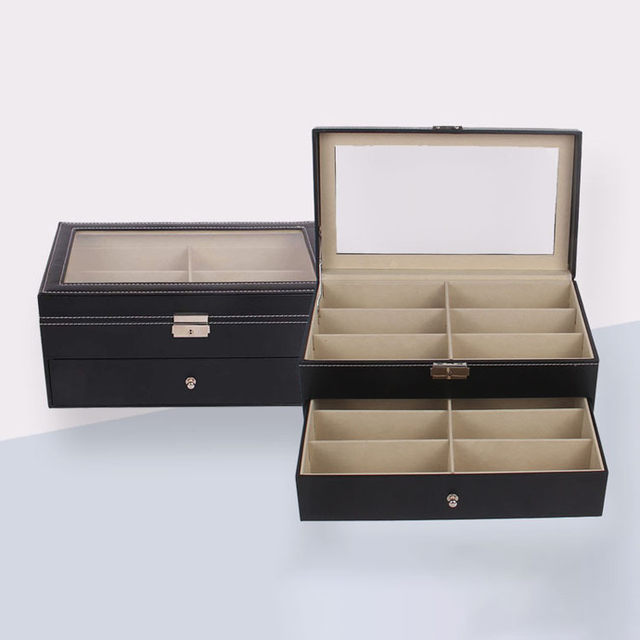 زجاجة حليب العين الخشبية الخشبية مع زجاج نظارات شمسية