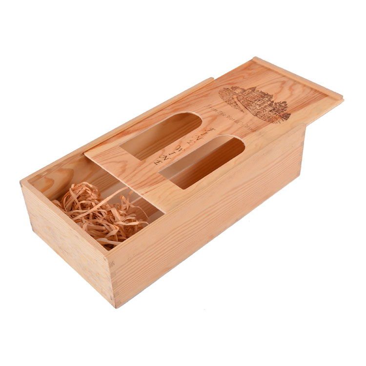 GIF Polystyrene Plug Lucary Packaging Gift Eva Protector Bib Pulp Franzia Liquid Wooden Wine Box
