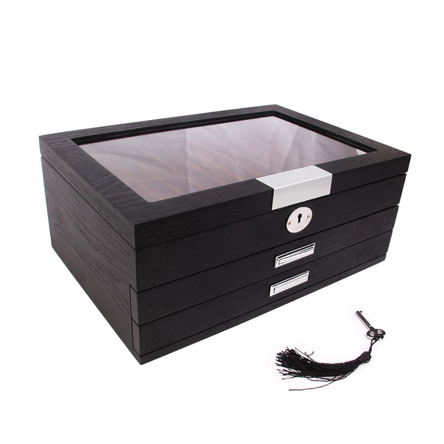 لقلم خشبي مرتفع اللمعان مع صندوق