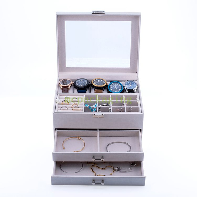 شعار مخصص فاخر كبير وصفراء صفراء أخضر أخضر مربع تخزين المجوهرات للمجوهرات للهدية