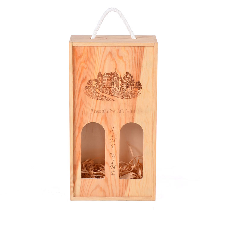 GIF Polystyrene Plug Lucary Packaging Gift Eva Protector Bib Pulp Franzia Liquid Wooden Wine Box