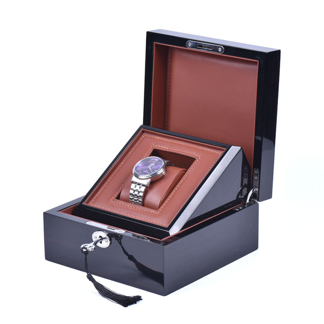 تشطيب بيانو خشبي جاهز لشحن صندوق الساعات الفاخرة