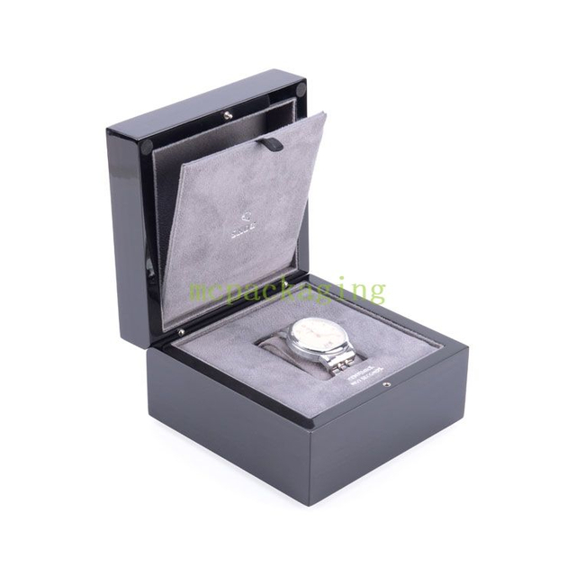 شعار مخصص ورقة فاخرة هدية من الورق المقوى التعبئة والتغليف ووتش مربع