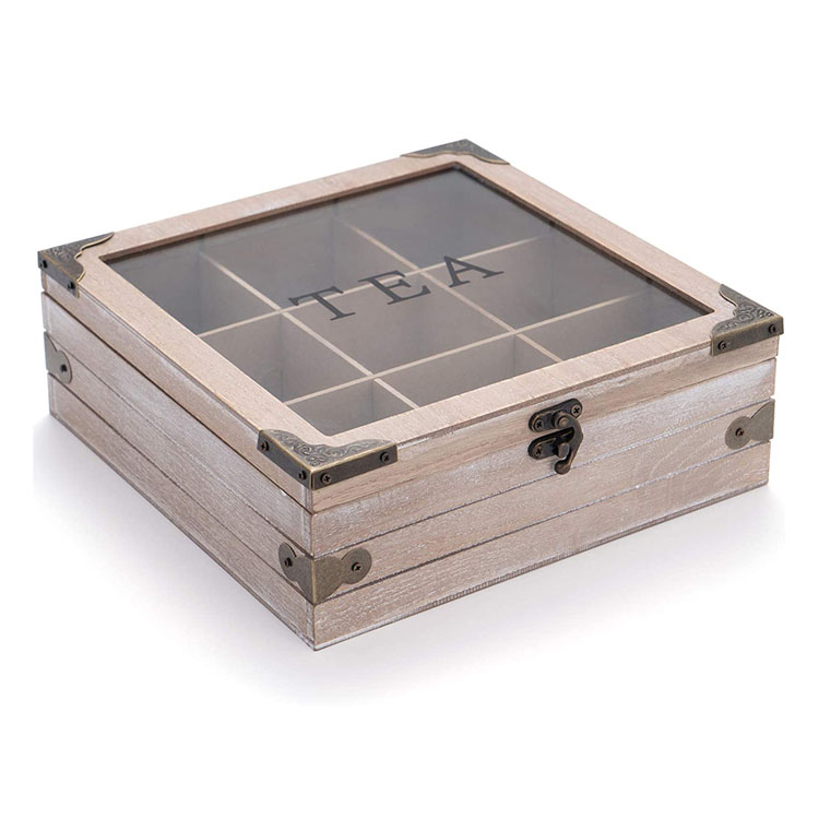 KSA Jeddah Season Wooden Antique Lipton Tea Box Tea Storage Tea Ali Baba Set Box Wood