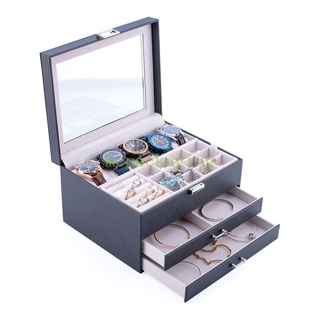 مربع مشاهدة خشبي النظارات الشمسية والمجوهرات استعادة المجوهرات الخشبية مربع مجوهرات مجوهرات خشبية