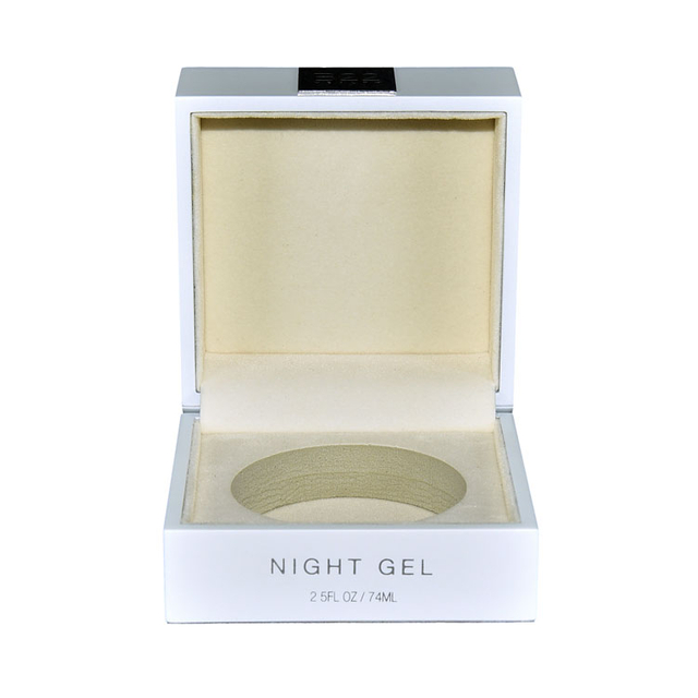 أبيض غير لامع من الفولاذ المقاوم للصدأ بالليزر محفور بربط العطور الراقية